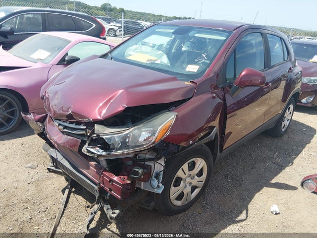 2017 Chevrolet Trax Ls მანქანა იყიდება აუქციონზე, vin: 3GNCJKSBXHL253143, აუქციონის ნომერი: 45875523