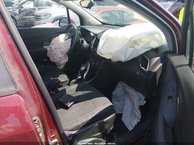 2017 Chevrolet Trax Ls მანქანა იყიდება აუქციონზე, vin: 3GNCJKSBXHL253143, აუქციონის ნომერი: 45875523