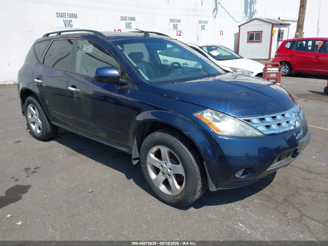 Продаж на аукціоні авто 2004 Nissan Murano Sl, vin: JN8AZ08W84W337915, номер лоту: 45875529