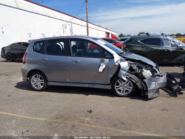 45875551 :رقم المزاد ، JHMGD38697S054925 vin ، 2007 Honda Fit Sport مزاد بيع