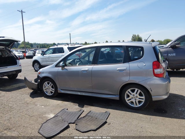 45875551 :رقم المزاد ، JHMGD38697S054925 vin ، 2007 Honda Fit Sport مزاد بيع