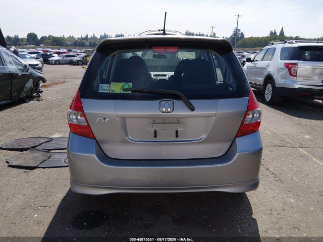45875551 :رقم المزاد ، JHMGD38697S054925 vin ، 2007 Honda Fit Sport مزاد بيع