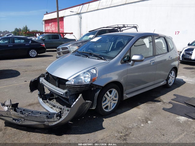 45875551 :رقم المزاد ، JHMGD38697S054925 vin ، 2007 Honda Fit Sport مزاد بيع