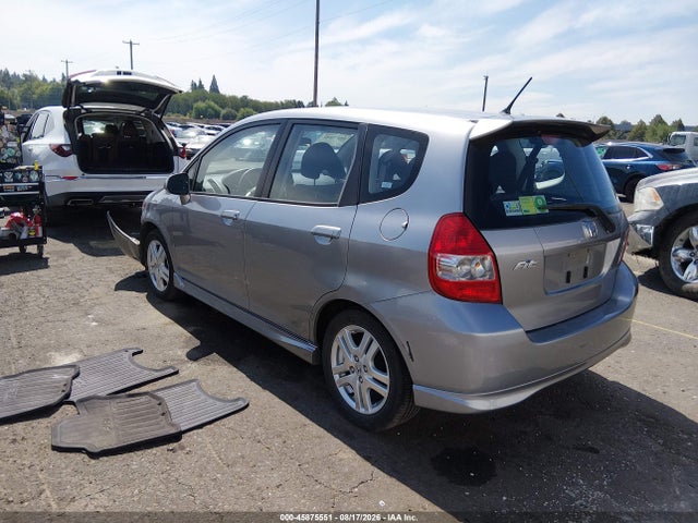 45875551 :رقم المزاد ، JHMGD38697S054925 vin ، 2007 Honda Fit Sport مزاد بيع