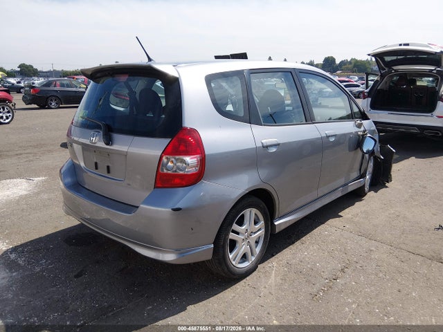 45875551 :رقم المزاد ، JHMGD38697S054925 vin ، 2007 Honda Fit Sport مزاد بيع