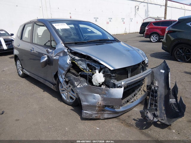 45875551 :رقم المزاد ، JHMGD38697S054925 vin ، 2007 Honda Fit Sport مزاد بيع