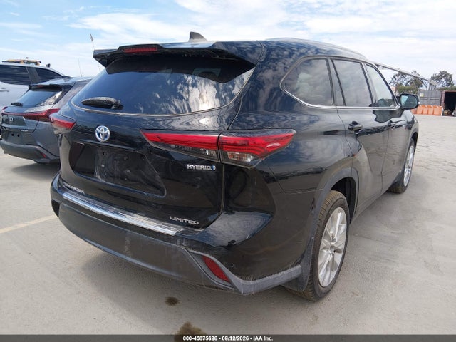 5TDDBRCH2MS523105 Toyota Highlander Hybrid Limited