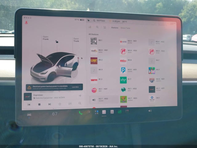 45875750 :رقم المزاد ، 7SAYGDEE4NF435920 vin ، 2022 Tesla Model Y Long Range Dual Motor All-wheel Drive مزاد بيع