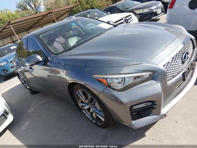 2015 Infiniti Q50 Premium/sport მანქანა იყიდება აუქციონზე, vin: JN1BV7AP2FM344576, აუქციონის ნომერი: 45875759