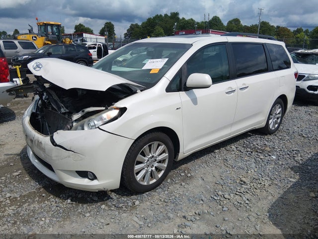 45875777 :رقم المزاد ، 5TDDZ3DC3HS156104 vin ، 2017 Toyota Sienna Xle 7 Passenger مزاد بيع