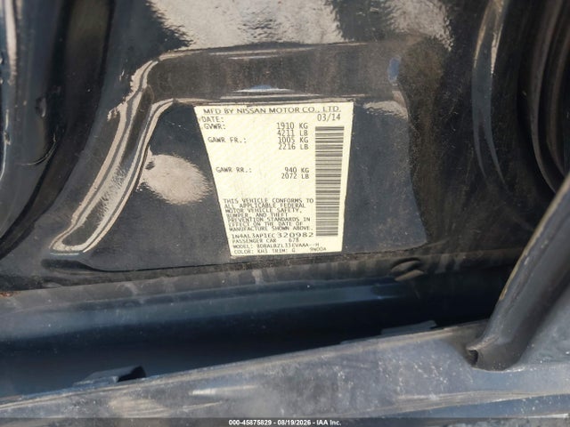Nissan Altima 2.5 S 2014 1N4AL3AP1EC320982 Image 9