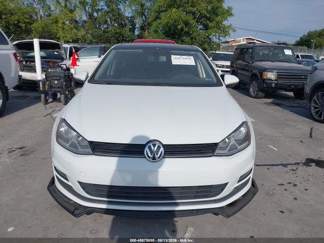 Auction sale of the 2016 Volkswagen Golf Tsi Se 4-door, vin: 3VW217AU8GM020078, lot number: 45875850