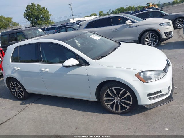 Auction sale of the 2016 Volkswagen Golf Tsi Se 4-door, vin: 3VW217AU8GM020078, lot number: 45875850