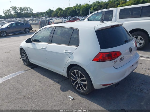 Auction sale of the 2016 Volkswagen Golf Tsi Se 4-door, vin: 3VW217AU8GM020078, lot number: 45875850