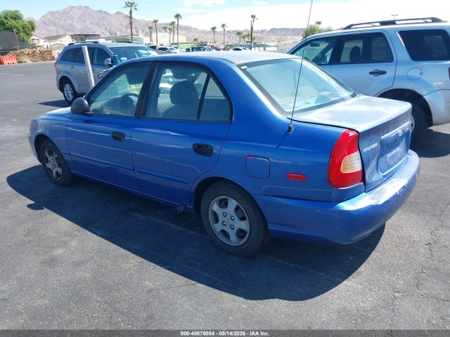 Продаж на аукціоні авто 2002 Hyundai Accent Gl, vin: KMHCG45C72U340594, номер лоту: 45876004