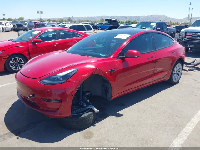 Tesla Model 3 Rear-wheel Drive 2022 5YJ3E1EA5NF185855 Image 2