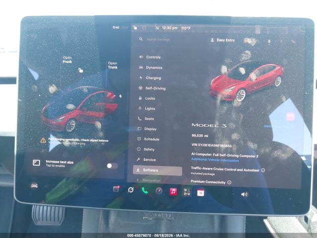 Tesla Model 3 Rear-wheel Drive 2022 5YJ3E1EA5NF185855 Image 7