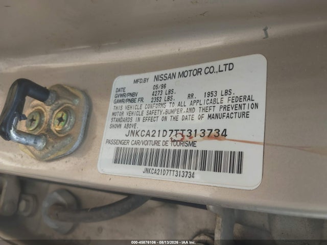 Продажа на аукционе авто 1996 Infiniti I30, vin: JNKCA21D7TT313734, номер лота: 45876106