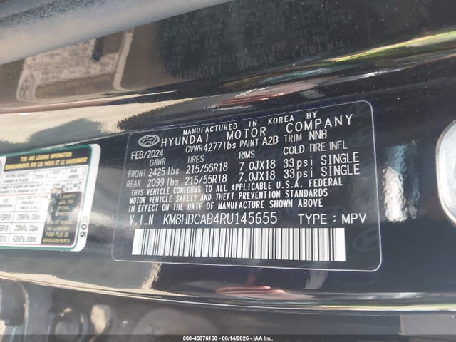 Hyundai Kona Sel 2024 KM8HBCAB4RU145655 Image 9