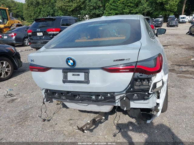 Aukcja sprzedaży 2025 Bmw I4 Gran Coupe Edrive40, vin: WBY23HD05SFU86957, numer aukcji: 45876247