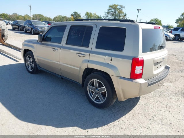 2010 Jeep Patriot Sport მანქანა იყიდება აუქციონზე, vin: 1J4NT2GB6AD502743, აუქციონის ნომერი: 45876273