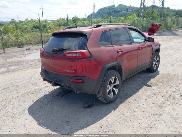 2015 Jeep Cherokee Trailhawk მანქანა იყიდება აუქციონზე, vin: 1C4PJMBS2FW649810, აუქციონის ნომერი: 45876282