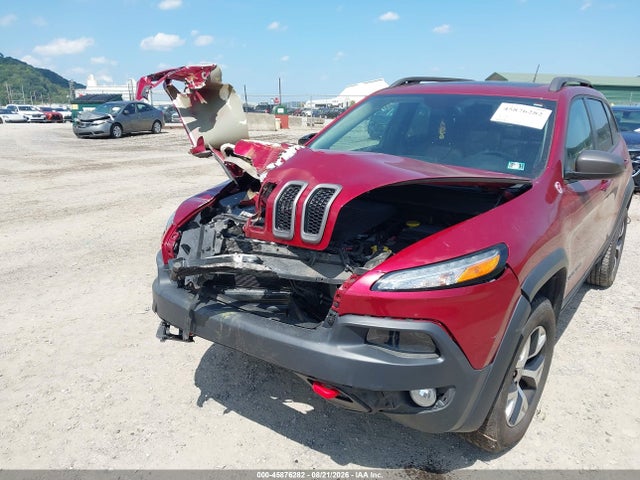 2015 Jeep Cherokee Trailhawk მანქანა იყიდება აუქციონზე, vin: 1C4PJMBS2FW649810, აუქციონის ნომერი: 45876282