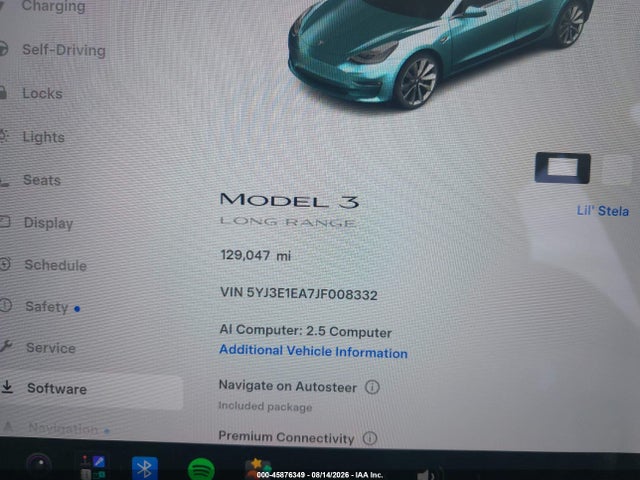 Aukcja sprzedaży 2018 Tesla Model 3 Long Range/mid Range, vin: 5YJ3E1EA7JF008332, numer aukcji: 45876349
