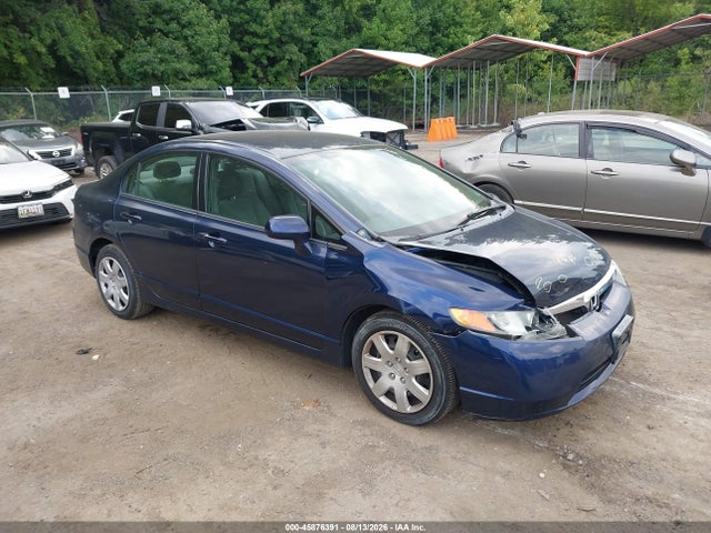 45876391 :رقم المزاد ، 2HGFA16508H500636 vin ، 2008 Honda Civic Lx مزاد بيع