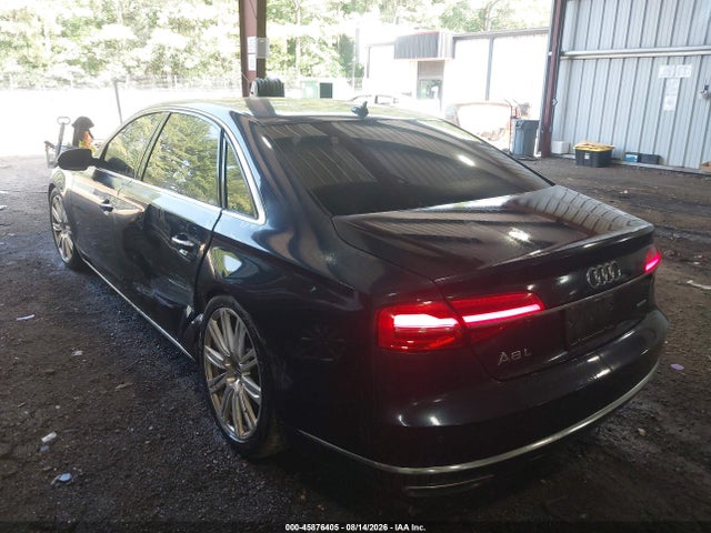 2015 Audi A8 L Quattro მანქანა იყიდება აუქციონზე, vin: WAU3GAFD3FN012998, აუქციონის ნომერი: 45876405