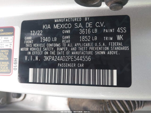 KIA RIO LX 2023 3KPA24AD2PE544556 Image 9