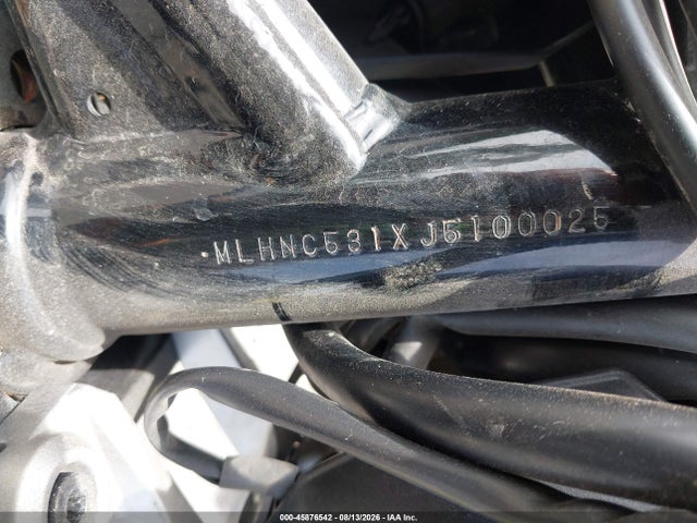 2018 Honda Cmx300 მანქანა იყიდება აუქციონზე, vin: MLHNC531XJ5100025, აუქციონის ნომერი: 45876542