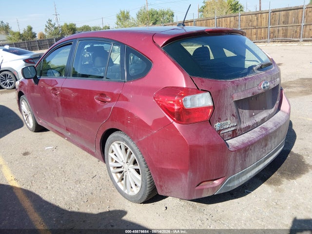 2013 Subaru Impreza 2.0i Premium მანქანა იყიდება აუქციონზე, vin: JF1GPAD61DG837499, აუქციონის ნომერი: 45876684