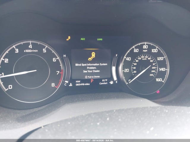Auction sale of the 2020 Acura Rdx Advance Package, vin: 5J8TC2H76LL024213, lot number: 45876687