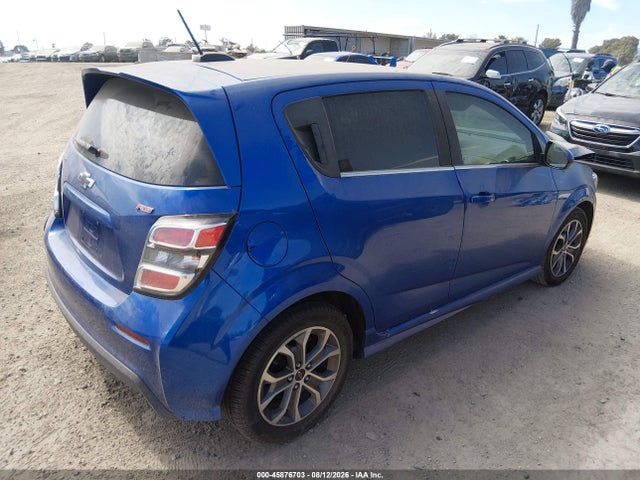 Продажа на аукционе авто 2020 Chevrolet Sonic Fwd  Lt 5-door, vin: 1G1JD6SBXL4102468, номер лота: 45876703