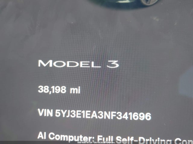 Tesla Model 3 Rear-wheel Drive 2022 5YJ3E1EA3NF341696 Image 15