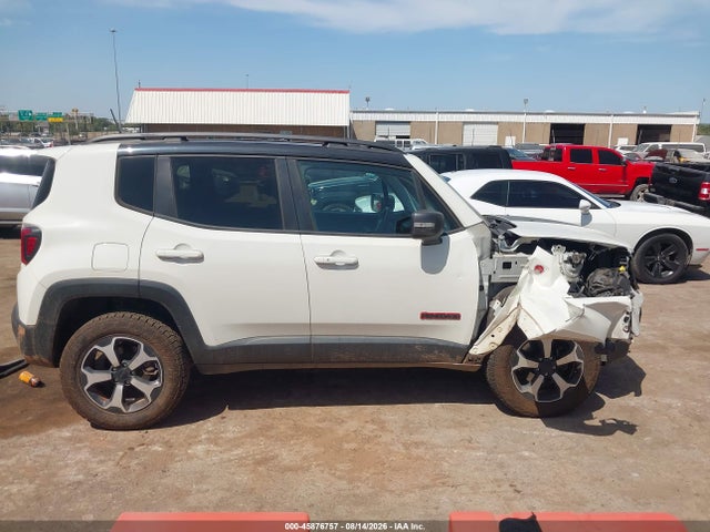 45876757 :رقم المزاد ، ZACNJBC12KPJ89800 vin ، 2019 Jeep Renegade Trailhawk 4x4 مزاد بيع