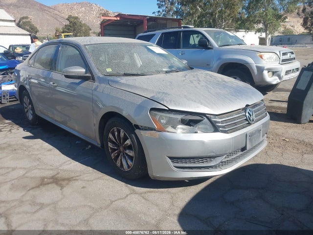 2013 Volkswagen Passat 2.5l S მანქანა იყიდება აუქციონზე, vin: 1VWAP7A34DC005494, აუქციონის ნომერი: 45876762