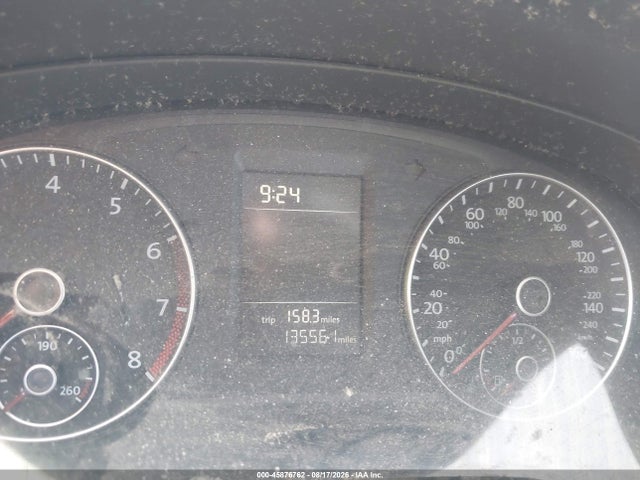 2013 Volkswagen Passat 2.5l S მანქანა იყიდება აუქციონზე, vin: 1VWAP7A34DC005494, აუქციონის ნომერი: 45876762