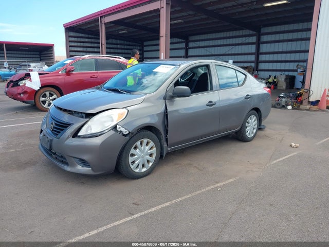 45876809 :رقم المزاد ، 3N1CN7AP3EL814448 vin ، 2014 Nissan Versa 1.6 S+ مزاد بيع