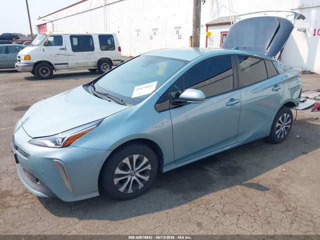 45876842 :رقم المزاد ، JTDL9RFU6K3010163 vin ، 2019 Toyota Prius Le مزاد بيع