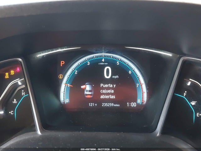 2016 Honda Civic Ex მანქანა იყიდება აუქციონზე, vin: 19XFC2F76GE244013, აუქციონის ნომერი: 45876996