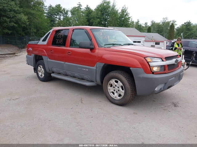 Aukcja sprzedaży 2002 Chevrolet Avalanche K1500, vin: 3GNEK13T72G228448, numer aukcji: 45877018