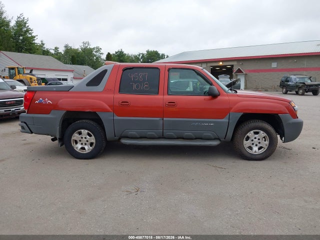 Aukcja sprzedaży 2002 Chevrolet Avalanche K1500, vin: 3GNEK13T72G228448, numer aukcji: 45877018