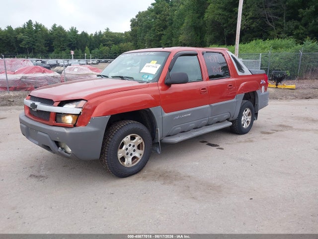Aukcja sprzedaży 2002 Chevrolet Avalanche K1500, vin: 3GNEK13T72G228448, numer aukcji: 45877018