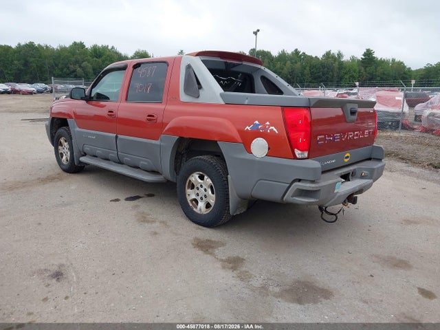 Aukcja sprzedaży 2002 Chevrolet Avalanche K1500, vin: 3GNEK13T72G228448, numer aukcji: 45877018