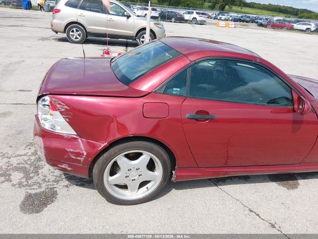 Продажа на аукционе авто 1999 Mercedes-benz Slk 230 Kompressor, vin: WDBKK47F0XF116812, номер лота: 45877109