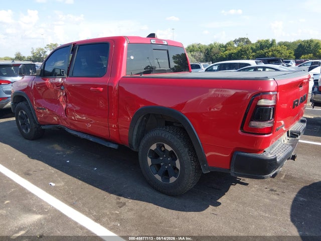 2019 Ram 1500 Rebel  4x4 5'7 Box მანქანა იყიდება აუქციონზე, vin: 1C6SRFLT0KN894943, აუქციონის ნომერი: 45877113