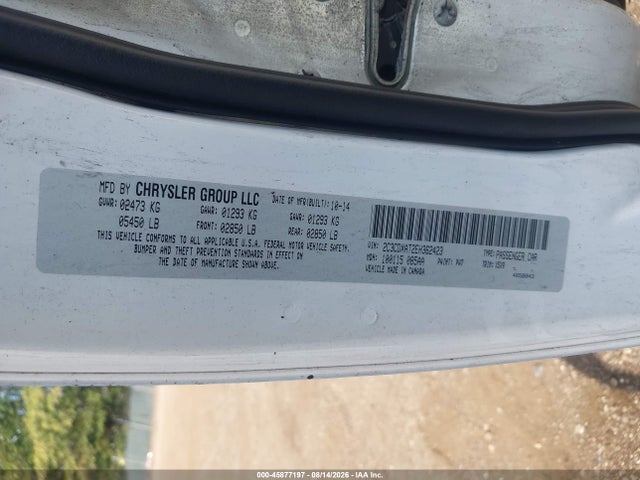 Aukcja sprzedaży 2014 Dodge Charger Police, vin: 2C3CDXAT2EH362423, numer aukcji: 45877197