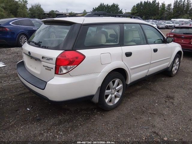 45877242 :رقم المزاد ، 4S4BP61C497314184 vin ، 2009 Subaru Outback 2.5i مزاد بيع